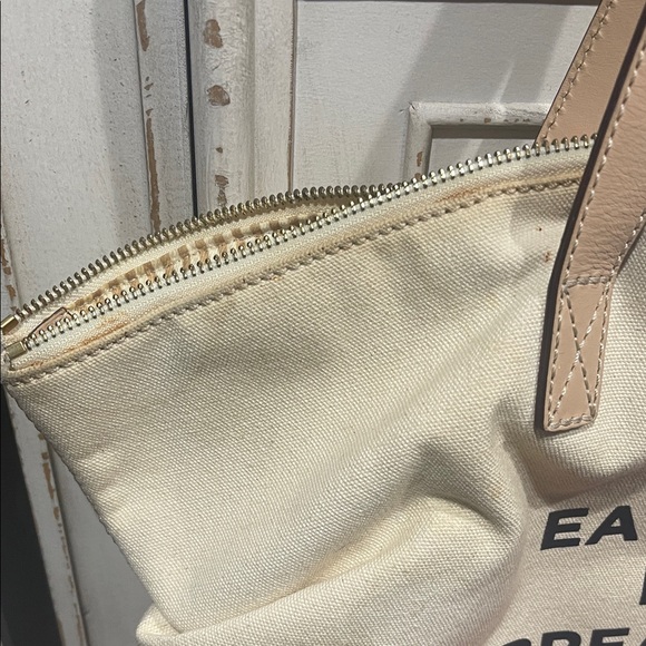 Vintage Kate Spade Tan and Red Tote Bag - Picture 5 of 10
